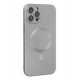 Newface iPhone 12 Pro Max Kılıf Moshi Lens Magneticsafe Silikon - Gümüş Newface iPhone 12 Pro Max Kılıf Moshi Lens Magneticsafe Silikon - Gümüş