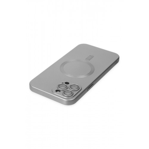 Newface iPhone 12 Pro Max Kılıf Moshi Lens Magneticsafe Silikon - Gümüş Newface iPhone 12 Pro Max Kılıf Moshi Lens Magneticsafe Silikon - Gümüş