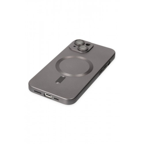Newface iPhone 13 Kılıf Moshi Lens Magneticsafe Silikon - Füme Newface iPhone 13 Kılıf Moshi Lens Magneticsafe Silikon - Füme