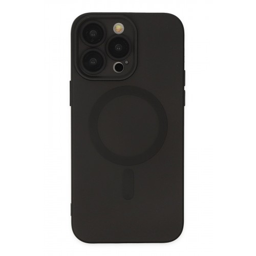 Newface iPhone 13 Pro Kılıf Moshi Lens Magneticsafe Silikon - Siyah Newface iPhone 13 Pro Kılıf Moshi Lens Magneticsafe Silikon - Siyah
