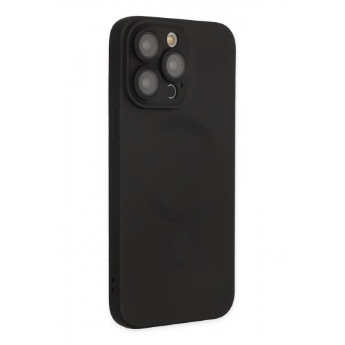 Newface iPhone 13 Pro Kılıf Moshi Lens Magneticsafe Silikon - Siyah Newface iPhone 13 Pro Kılıf Moshi Lens Magneticsafe Silikon - Siyah