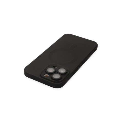 Newface iPhone 13 Pro Kılıf Moshi Lens Magneticsafe Silikon - Siyah Newface iPhone 13 Pro Kılıf Moshi Lens Magneticsafe Silikon - Siyah