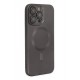 Newface iPhone 13 Pro Kılıf Moshi Lens Magneticsafe Silikon - Füme Newface iPhone 13 Pro Kılıf Moshi Lens Magneticsafe Silikon - Füme