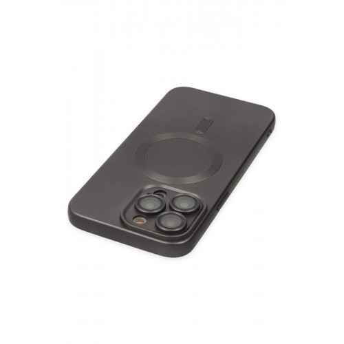 Newface iPhone 13 Pro Kılıf Moshi Lens Magneticsafe Silikon - Füme Newface iPhone 13 Pro Kılıf Moshi Lens Magneticsafe Silikon - Füme