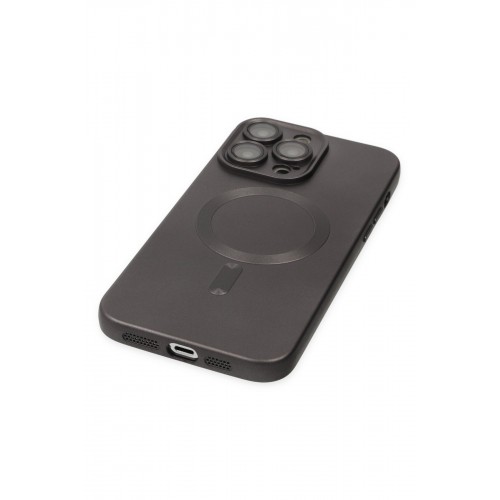 Newface iPhone 13 Pro Kılıf Moshi Lens Magneticsafe Silikon - Füme Newface iPhone 13 Pro Kılıf Moshi Lens Magneticsafe Silikon - Füme