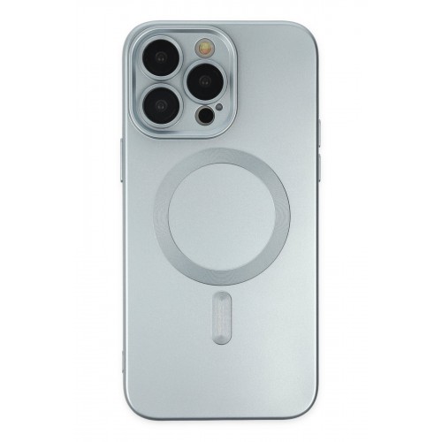 Newface iPhone 13 Pro Kılıf Moshi Lens Magneticsafe Silikon - Sierra Blue Newface iPhone 13 Pro Kılıf Moshi Lens Magneticsafe Silikon - Sierra Blue