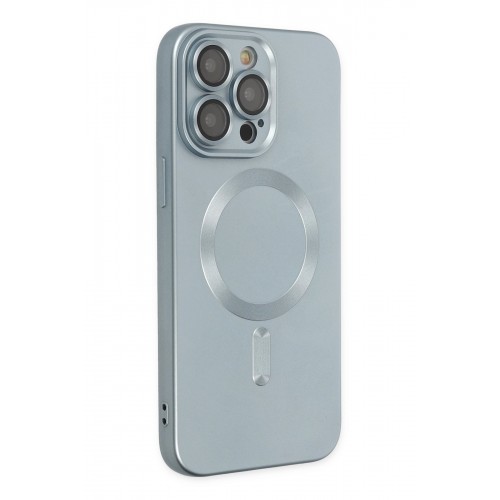 Newface iPhone 13 Pro Kılıf Moshi Lens Magneticsafe Silikon - Sierra Blue Newface iPhone 13 Pro Kılıf Moshi Lens Magneticsafe Silikon - Sierra Blue