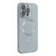 Newface iPhone 13 Pro Kılıf Moshi Lens Magneticsafe Silikon - Sierra Blue Newface iPhone 13 Pro Kılıf Moshi Lens Magneticsafe Silikon - Sierra Blue