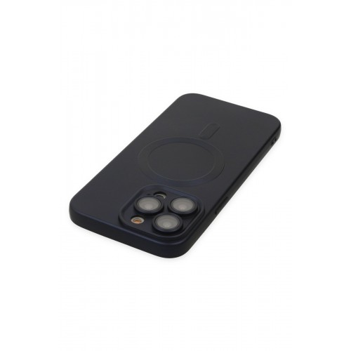 Newface iPhone 13 Pro Max Kılıf Moshi Lens Magneticsafe Silikon - Lacivert Newface iPhone 13 Pro Max Kılıf Moshi Lens Magneticsafe Silikon - Lacivert