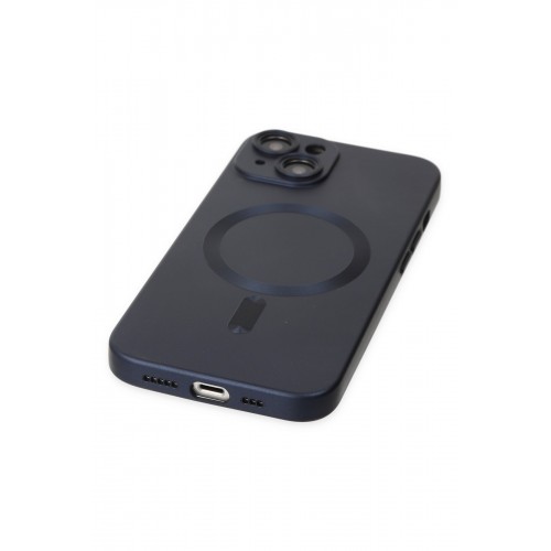 Newface iPhone 14 Plus Kılıf Moshi Lens Magneticsafe Silikon - Lacivert Newface iPhone 14 Plus Kılıf Moshi Lens Magneticsafe Silikon - Lacivert