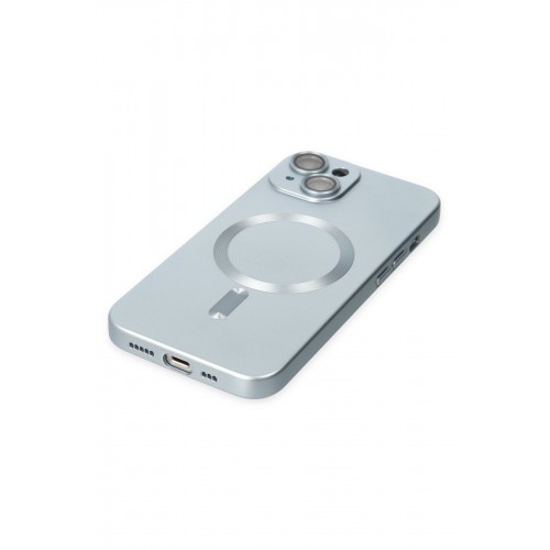 Newface iPhone 14 Plus Kılıf Moshi Lens Magneticsafe Silikon - Sierra Blue Newface iPhone 14 Plus Kılıf Moshi Lens Magneticsafe Silikon - Sierra Blue
