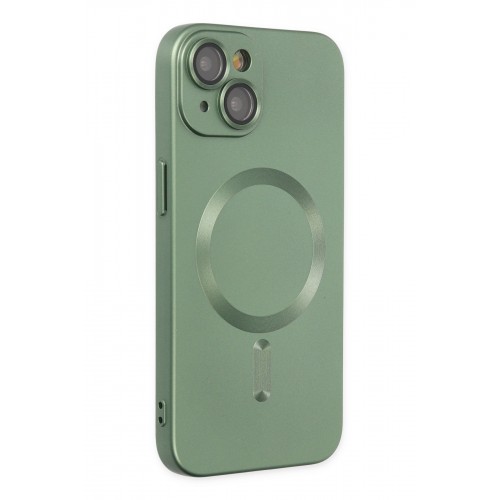 Newface iPhone 14 Plus Kılıf Moshi Lens Magneticsafe Silikon - Yeşil Newface iPhone 14 Plus Kılıf Moshi Lens Magneticsafe Silikon - Yeşil