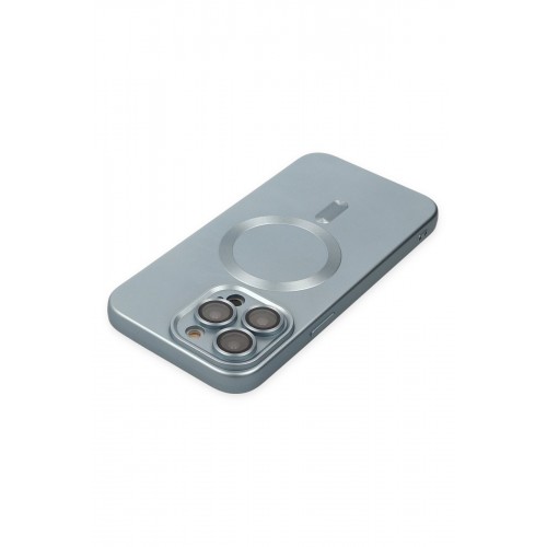 Newface iPhone 14 Pro Kılıf Moshi Lens Magneticsafe Silikon - Sierra Blue Newface iPhone 14 Pro Kılıf Moshi Lens Magneticsafe Silikon - Sierra Blue