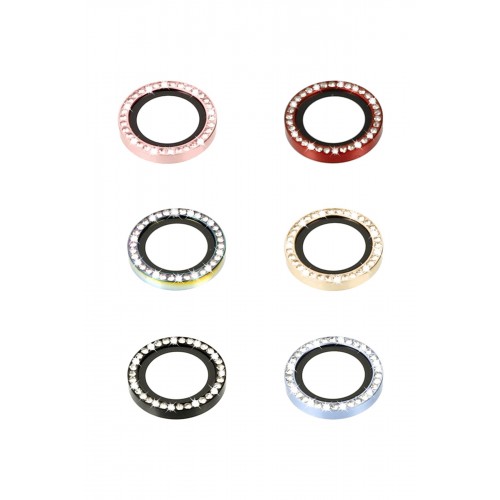 Newface iPhone 14 Plus Diamond Kamera Lens - Siyah Newface iPhone 14 Plus Diamond Kamera Lens - Siyah