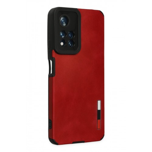 Newface Xiaomi Redmi Note 11 Pro Plus 5G Kılıf Loop Deri Silikon - Kırmızı Newface Xiaomi Redmi Note 11 Pro Plus 5G Kılıf Loop Deri Silikon - Kırmızı