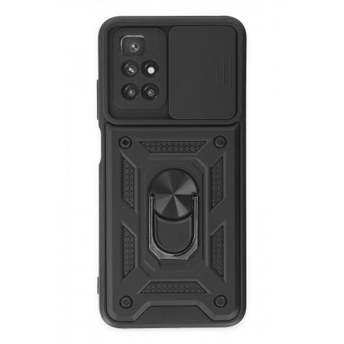 Newface Xiaomi Redmi 10 Kılıf Pars Lens Yüzüklü Silikon - Siyah Newface Xiaomi Redmi 10 Kılıf Pars Lens Yüzüklü Silikon - Siyah