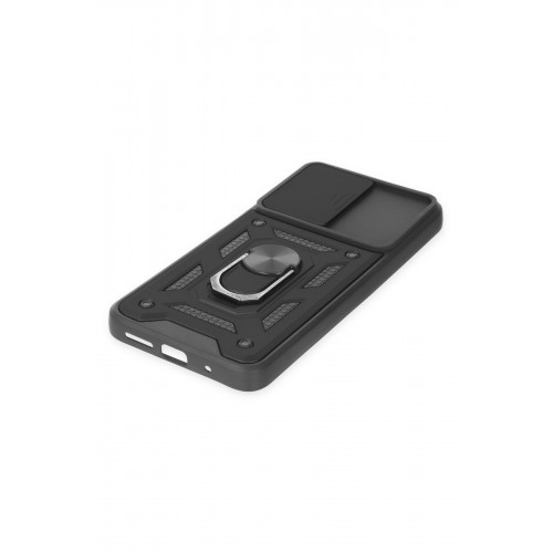 Newface Xiaomi Redmi 10 Kılıf Pars Lens Yüzüklü Silikon - Siyah Newface Xiaomi Redmi 10 Kılıf Pars Lens Yüzüklü Silikon - Siyah