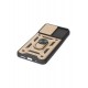 Newface Xiaomi Redmi 10 Kılıf Pars Lens Yüzüklü Silikon - Gold