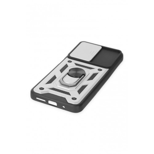 Newface Xiaomi Redmi 10 Kılıf Pars Lens Yüzüklü Silikon - Gümüş Newface Xiaomi Redmi 10 Kılıf Pars Lens Yüzüklü Silikon - Gümüş