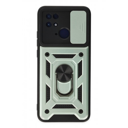 Newface Xiaomi Redmi 10C Kılıf Pars Lens Yüzüklü Silikon - Yeşil Newface Xiaomi Redmi 10C Kılıf Pars Lens Yüzüklü Silikon - Yeşil