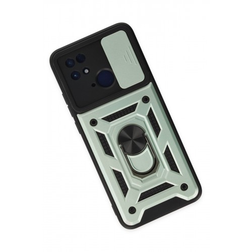 Newface Xiaomi Redmi 10C Kılıf Pars Lens Yüzüklü Silikon - Yeşil Newface Xiaomi Redmi 10C Kılıf Pars Lens Yüzüklü Silikon - Yeşil