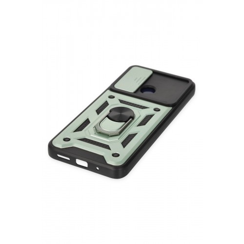 Newface Xiaomi Redmi 10C Kılıf Pars Lens Yüzüklü Silikon - Yeşil Newface Xiaomi Redmi 10C Kılıf Pars Lens Yüzüklü Silikon - Yeşil