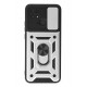 Newface Xiaomi Redmi 10C Kılıf Pars Lens Yüzüklü Silikon - Gümüş Newface Xiaomi Redmi 10C Kılıf Pars Lens Yüzüklü Silikon - Gümüş