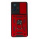 Newface Xiaomi Mi 11T Pro Kılıf Pars Lens Yüzüklü Silikon - Kırmızı Newface Xiaomi Mi 11T Pro Kılıf Pars Lens Yüzüklü Silikon - Kırmızı