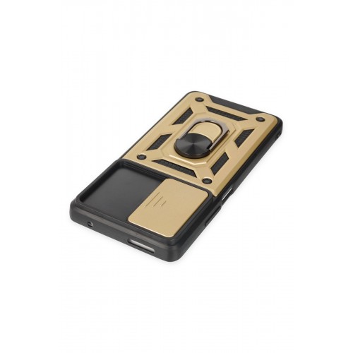Newface Xiaomi Mi 11T Pro Kılıf Pars Lens Yüzüklü Silikon - Gold Newface Xiaomi Mi 11T Pro Kılıf Pars Lens Yüzüklü Silikon - Gold