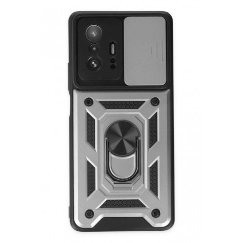 Newface Xiaomi Mi 11T Pro Kılıf Pars Lens Yüzüklü Silikon - Gümüş Newface Xiaomi Mi 11T Pro Kılıf Pars Lens Yüzüklü Silikon - Gümüş