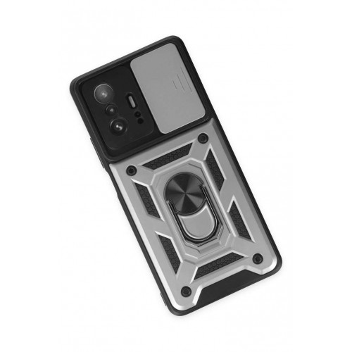Newface Xiaomi Mi 11T Pro Kılıf Pars Lens Yüzüklü Silikon - Gümüş Newface Xiaomi Mi 11T Pro Kılıf Pars Lens Yüzüklü Silikon - Gümüş