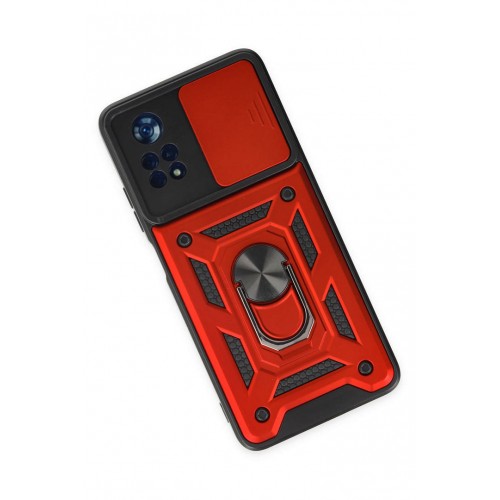 Newface Xiaomi Poco X4 Pro 5G Kılıf Pars Lens Yüzüklü Silikon - Kırmızı Newface Xiaomi Poco X4 Pro 5G Kılıf Pars Lens Yüzüklü Silikon - Kırmızı