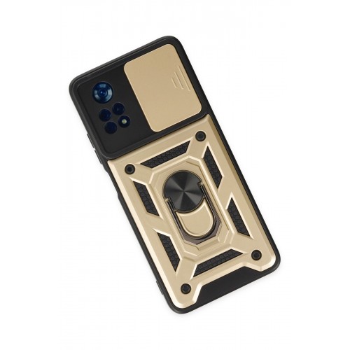 Newface Xiaomi Poco X4 Pro 5G Kılıf Pars Lens Yüzüklü Silikon - Gold Newface Xiaomi Poco X4 Pro 5G Kılıf Pars Lens Yüzüklü Silikon - Gold