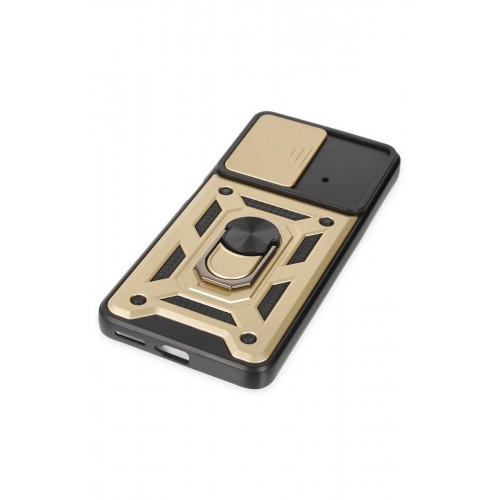 Newface Xiaomi Poco X4 Pro 5G Kılıf Pars Lens Yüzüklü Silikon - Gold Newface Xiaomi Poco X4 Pro 5G Kılıf Pars Lens Yüzüklü Silikon - Gold