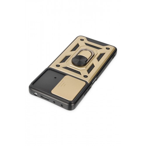 Newface Xiaomi Poco X4 Pro 5G Kılıf Pars Lens Yüzüklü Silikon - Gold Newface Xiaomi Poco X4 Pro 5G Kılıf Pars Lens Yüzüklü Silikon - Gold