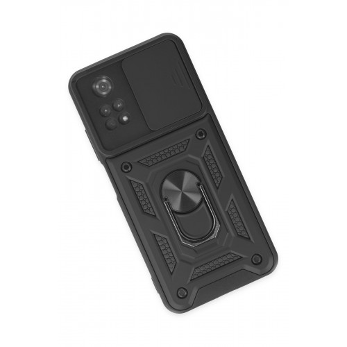 Newface Xiaomi Poco M4 Pro 4G Kılıf Pars Lens Yüzüklü Silikon - Siyah Newface Xiaomi Poco M4 Pro 4G Kılıf Pars Lens Yüzüklü Silikon - Siyah