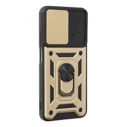 Newface Xiaomi Poco M4 Pro 4G Kılıf Pars Lens Yüzüklü Silikon - Gold Newface Xiaomi Poco M4 Pro 4G Kılıf Pars Lens Yüzüklü Silikon - Gold