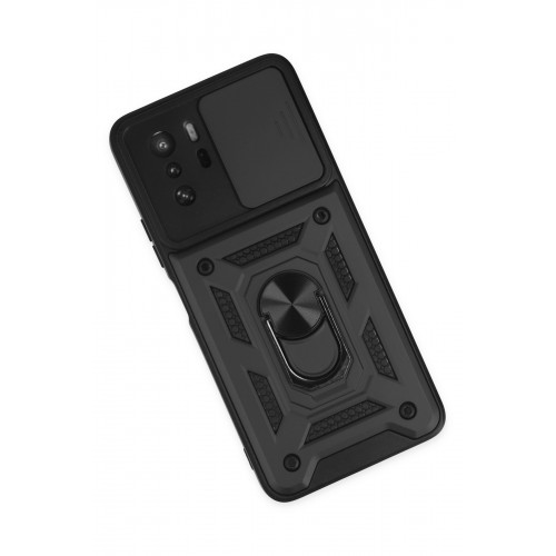 Newface Xiaomi Poco X3 GT Kılıf Pars Lens Yüzüklü Silikon - Siyah Newface Xiaomi Poco X3 GT Kılıf Pars Lens Yüzüklü Silikon - Siyah