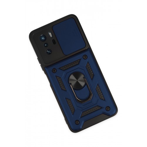 Newface Xiaomi Poco X3 GT Kılıf Pars Lens Yüzüklü Silikon - Lacivert Newface Xiaomi Poco X3 GT Kılıf Pars Lens Yüzüklü Silikon - Lacivert