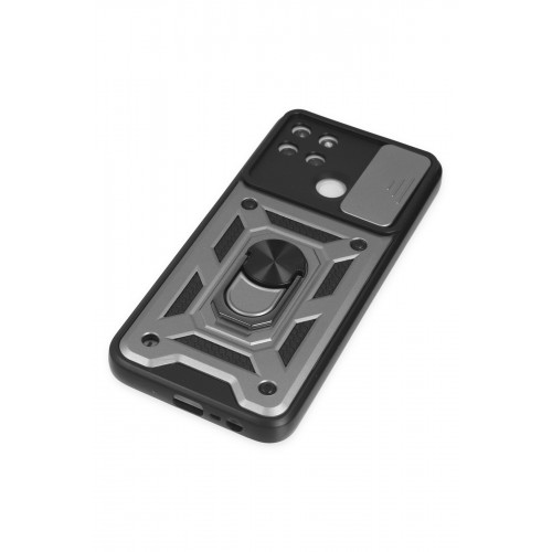 Newface Realme C25Y Kılıf Pars Lens Yüzüklü Silikon - Gümüş Newface Realme C25Y Kılıf Pars Lens Yüzüklü Silikon - Gümüş
