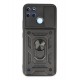 Newface Realme C21Y Kılıf Pars Lens Yüzüklü Silikon - Siyah Newface Realme C21Y Kılıf Pars Lens Yüzüklü Silikon - Siyah