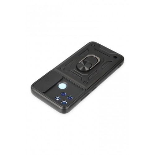 Newface Realme C21Y Kılıf Pars Lens Yüzüklü Silikon - Siyah Newface Realme C21Y Kılıf Pars Lens Yüzüklü Silikon - Siyah