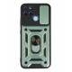 Newface Realme C21Y Kılıf Pars Lens Yüzüklü Silikon - Yeşil Newface Realme C21Y Kılıf Pars Lens Yüzüklü Silikon - Yeşil