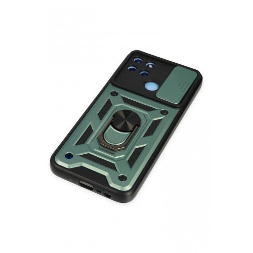 Newface Realme C21Y Kılıf Pars Lens Yüzüklü Silikon - Yeşil Newface Realme C21Y Kılıf Pars Lens Yüzüklü Silikon - Yeşil