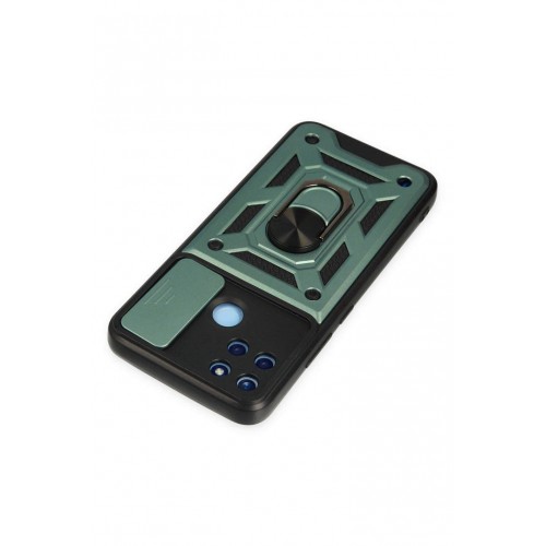 Newface Realme C21Y Kılıf Pars Lens Yüzüklü Silikon - Yeşil Newface Realme C21Y Kılıf Pars Lens Yüzüklü Silikon - Yeşil