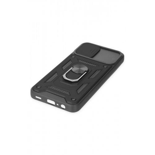 Newface Samsung Galaxy A03 Kılıf Pars Lens Yüzüklü Silikon - Siyah Newface Samsung Galaxy A03 Kılıf Pars Lens Yüzüklü Silikon - Siyah