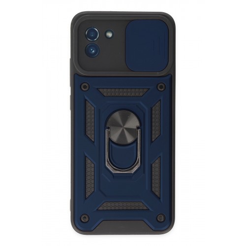 Newface Samsung Galaxy A03 Kılıf Pars Lens Yüzüklü Silikon - Lacivert Newface Samsung Galaxy A03 Kılıf Pars Lens Yüzüklü Silikon - Lacivert