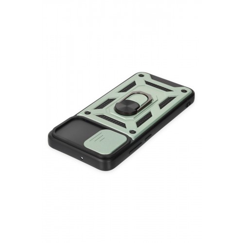 Newface Samsung Galaxy A03 Kılıf Pars Lens Yüzüklü Silikon - Yeşil Newface Samsung Galaxy A03 Kılıf Pars Lens Yüzüklü Silikon - Yeşil