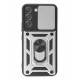 Newface Samsung Galaxy S22 Kılıf Pars Lens Yüzüklü Silikon - Gümüş Newface Samsung Galaxy S22 Kılıf Pars Lens Yüzüklü Silikon - Gümüş