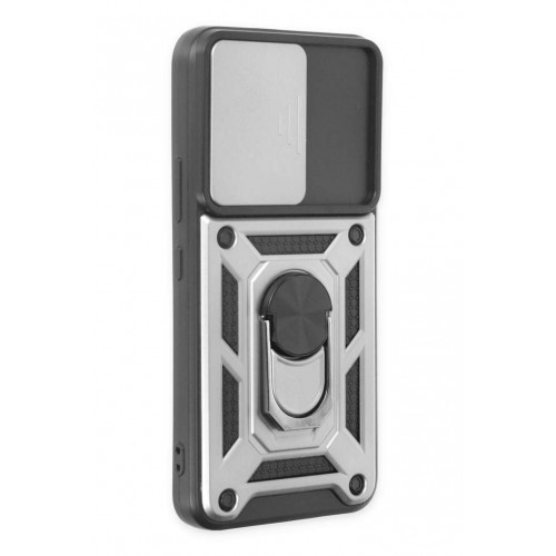 Newface Samsung Galaxy S22 Kılıf Pars Lens Yüzüklü Silikon - Gümüş Newface Samsung Galaxy S22 Kılıf Pars Lens Yüzüklü Silikon - Gümüş